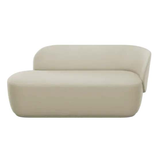 Blomus - Ottoman, fabric Boucla -  KUON - Beige