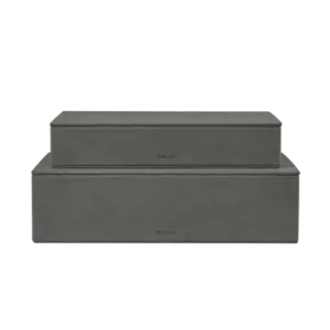Billede mangler, kommer snart. Placeholder for Blomus - Set of 2 Storage Boxes - SAHLA - Pewter.