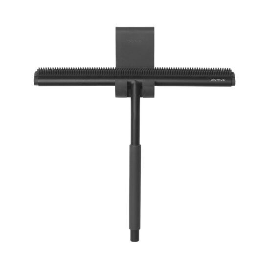 Blomus - Shower Squeegee, includes overdoor hook  - Black - MODO