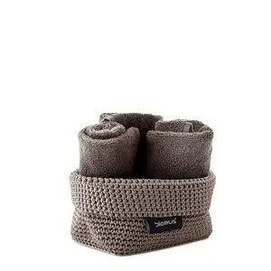 Blomus - Crochet Robe Basket  - Taupe - TELA