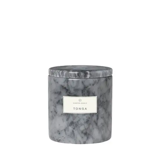 Blomus - Scented Marble Candle  - Sharkskin - FRABLE