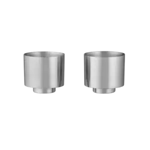 Blomus - Set of 2 Coffee Cups - MAKOTO STEEL - Stainless Steel