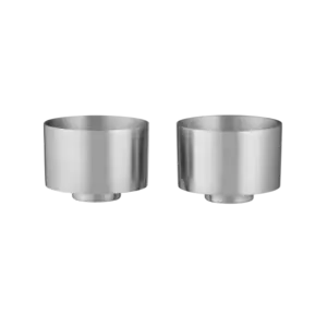 Blomus - Set of 2 Tea Cups - MAKOTO STEEL - Stainless Steel
