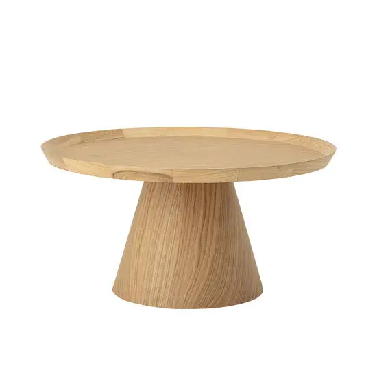 Bloomingville - Luana Sofabord, Natur, Eg - ø74 cm, h37 cm