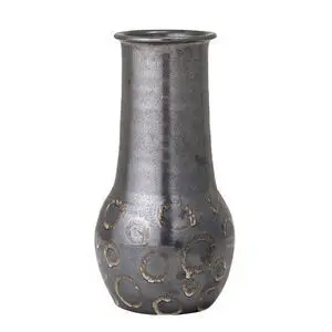 Bloomingville - Gorm Deko Vase, Sort, Terrakotta