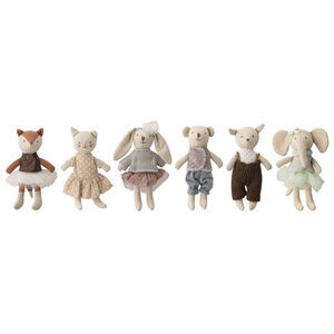 Bloomingville - Animal friends Doll, Rosa, Bomuld