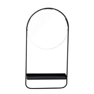 Bloomingville - Niemi Spejl, Sort, Glas