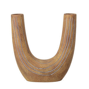 Bloomingville - Balduin Deko Vase, Brun, Terrakotta