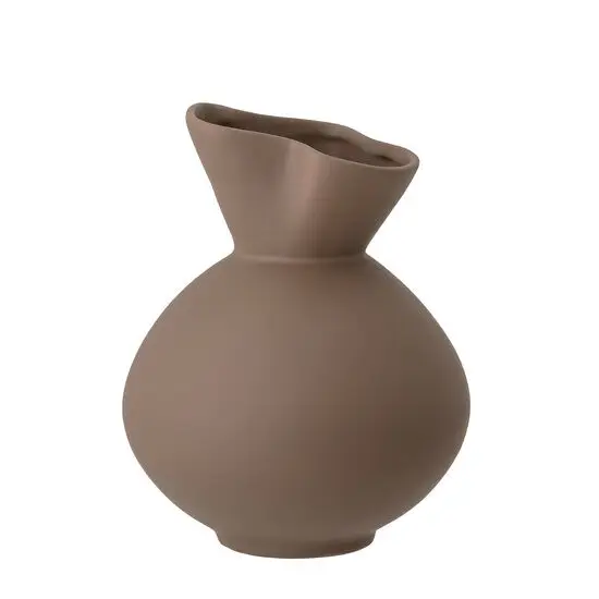 Bloomingville - Nicita Vase, Brun, Stentøj