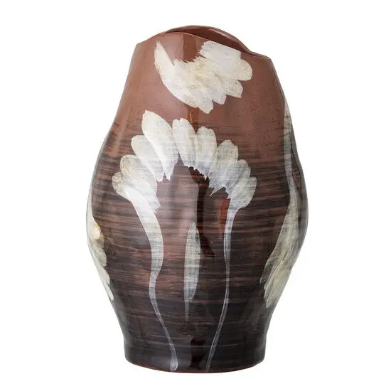 Bloomingville - Obsa Vase, Brun, Stentøj