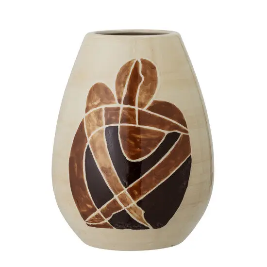 Bloomingville - Jona Vase, Brun, Stentøj