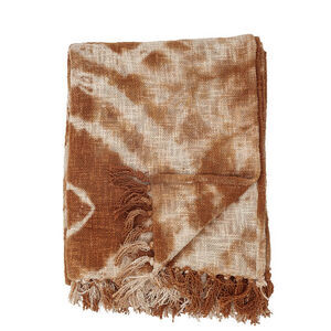 Bloomingville - Ester Plaid, Brun, Bomuld