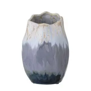 Bloomingville - Jace Deko Vase, Blå, Keramik