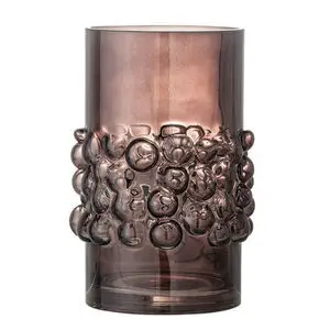 Bloomingville - Bendie Vase, Brun, Glas