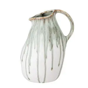 Creative Collection - Link Vase, Grøn, Stentøj