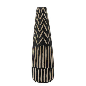 Creative Collection - Noami Deko Vase, Sort, Kejsertræ