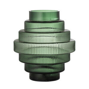 Creative Collection - Bettie Vase, Grøn, Glas