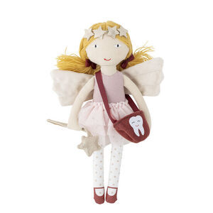 Bloomingville - Fedora The Tooth Fairy Soft Toy, Rosa, Bomuld