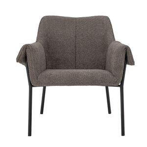 Bloomingville - Fendi Lounge Stol, Brun, Polyester
