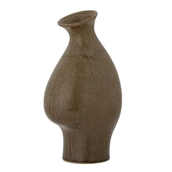 Bloomingville - Celin Vase, Brun, Stentøj