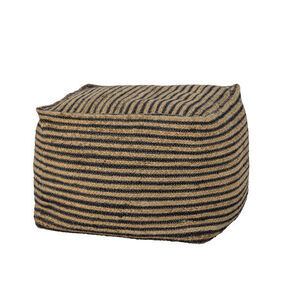 Bloomingville - Nao Puf, Sort, Jute