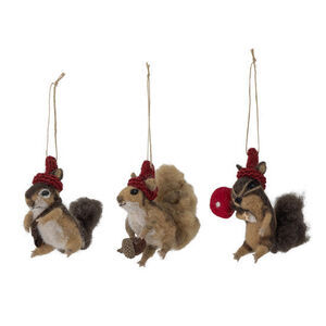Bloomingville - Chipo Ornament, Brun, Uld