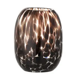 Bloomingville - Crister Vase, Brun, Glas