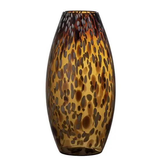 Bloomingville - Daraz Vase, Brun, Glas