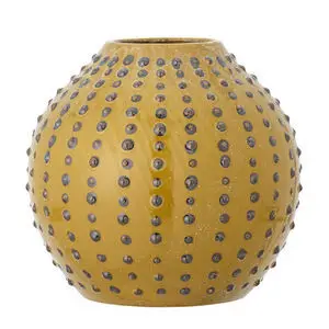 Creative Collection - Toofan Vase, Gul, Stentøj