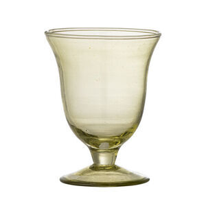 Bloomingville - Florentine Vin Glas, Grøn, Genanvendt Glas