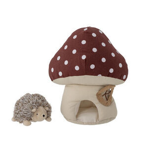 Bloomingville - Gaston Soft Toy, Rød, Hør