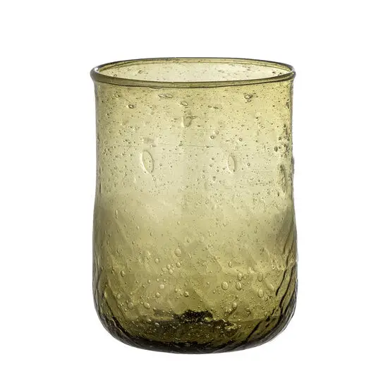 Bloomingville - Talli Drikkeglas, Grøn, Genanvendt Glas