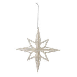 Bloomingville - Chue Ornament, Sølv, Plastik