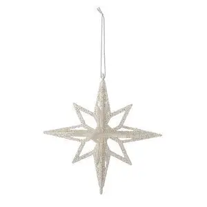Bloomingville - Chue Ornament, Sølv, Plastik