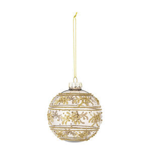 Bloomingville - Ciana Ornament, Guld, Glas
