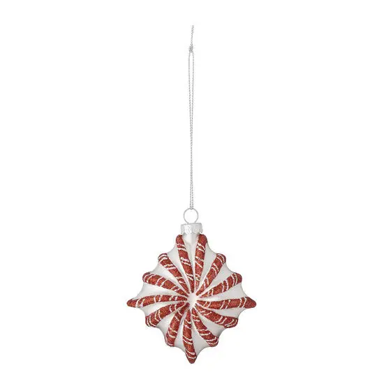 Bloomingville - Candy Ornament, Rød, Glas