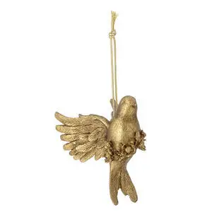 Bloomingville - Jaylyn Ornament, Guld, Resin