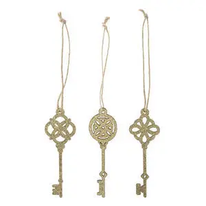 Bloomingville - Kaley Ornament, Guld, Træ