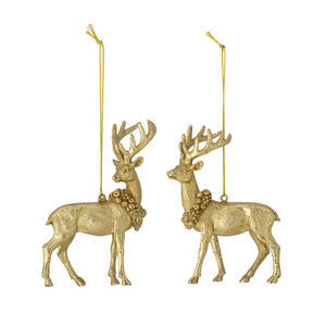 Bloomingville - Elijah Ornament, Guld, Resin