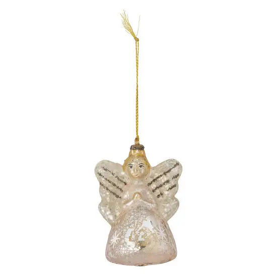 Bloomingville - Aneva Ornament, Guld, Glas