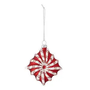 Bloomingville - Candy Ornament, Rød, Glas