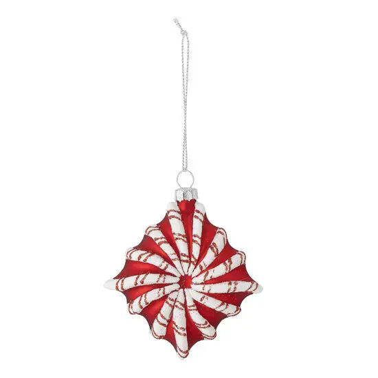 Bloomingville - Candy Ornament, Rød, Glas