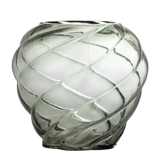 Bloomingville - Leyan Vase, Grøn, Glas