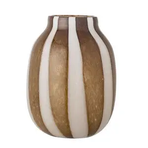 Bloomingville - Mayah Vase, Brun, Glas