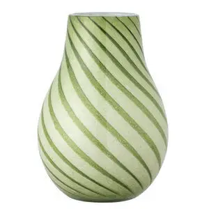 Bloomingville - Leona Vase, Grøn, Glas