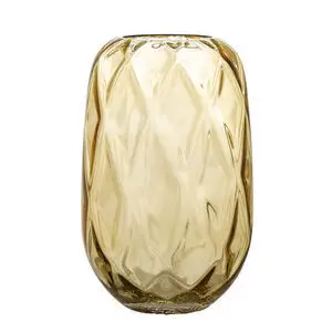 Bloomingville - Klarasofie Vase, Gul, Glas