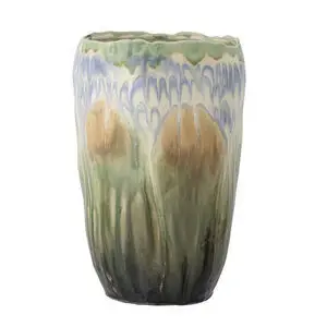 Creative Collection - Mahasti Vase, Grøn, Stentøj