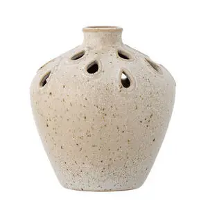 Bloomingville - Minel Vase, Natur, Stentøj