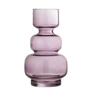 Bloomingville - Johnson Vase, Lilla, Glas