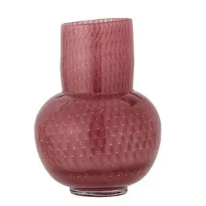 Bloomingville - Roscoe Vase, Rosa, Glas